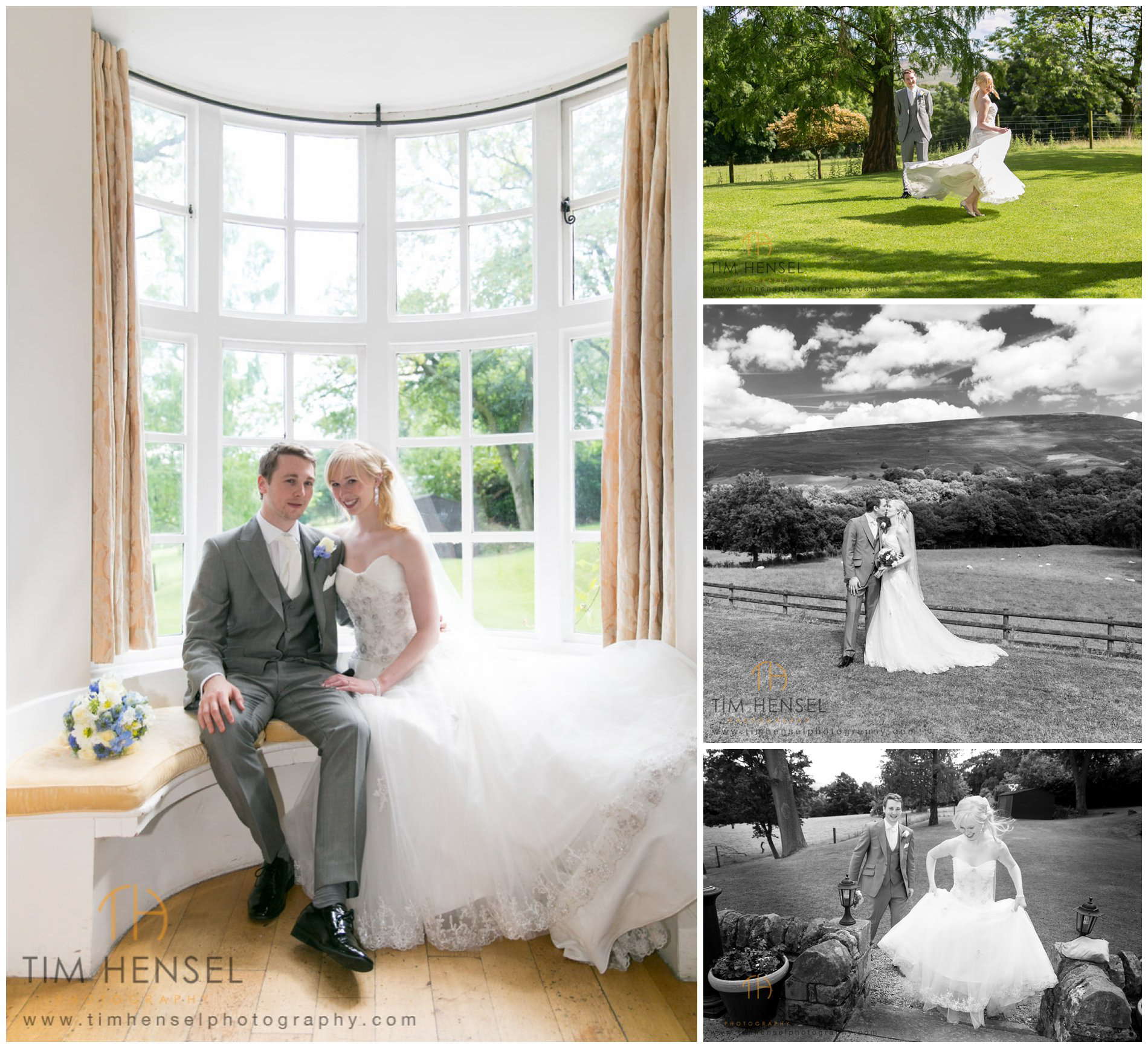 Wedding photography at Losehill House
