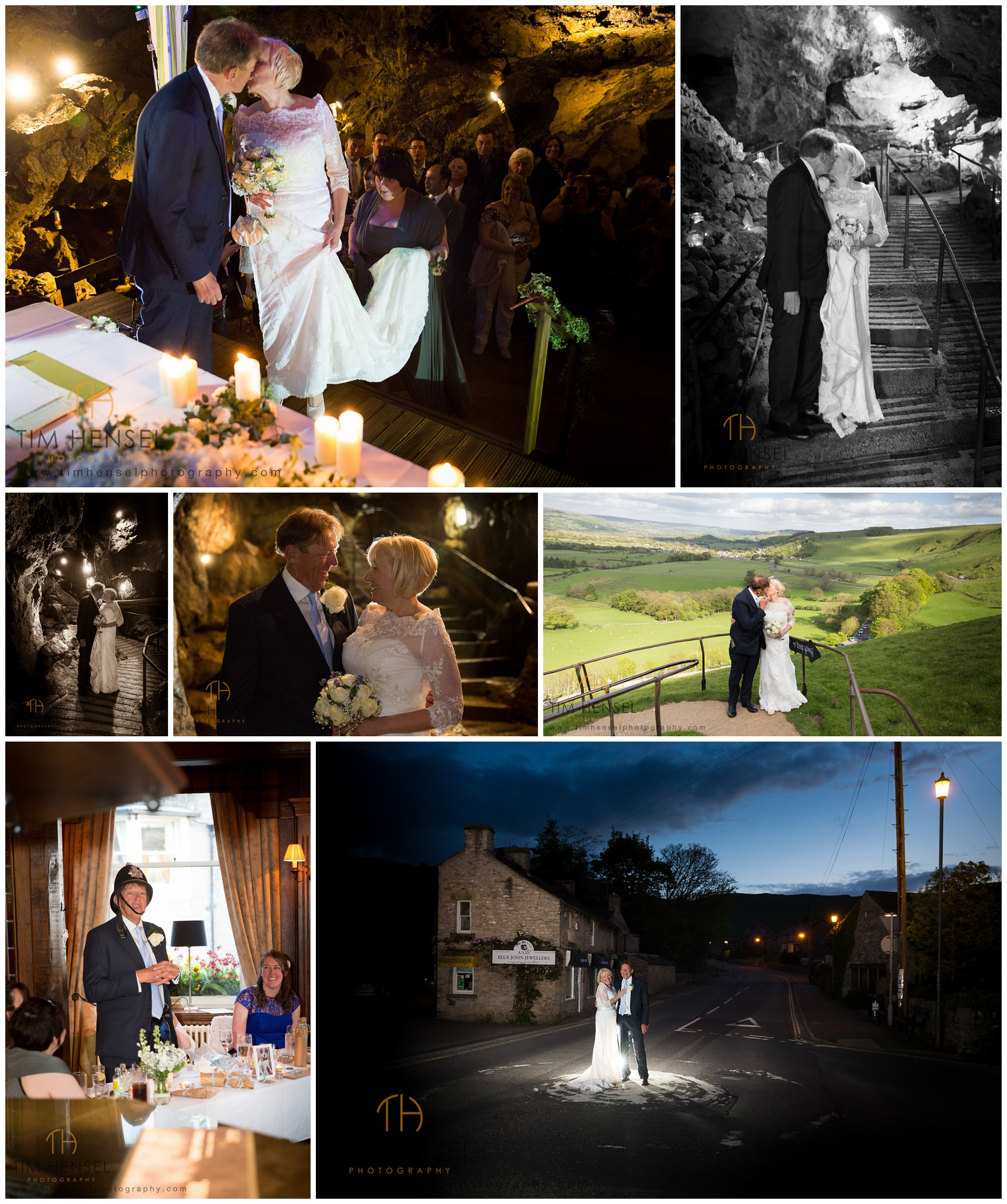 Wedding photos in Treak Cliff Cavern in Castleton, derbyshire