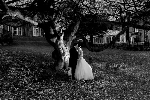 I love this day-into-night shot from Fiona & Stephen's lovely relaxed wedding.
